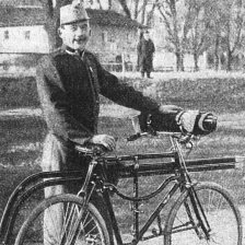 Bicykl — nový dopravný prostředek v rakouské armádě.