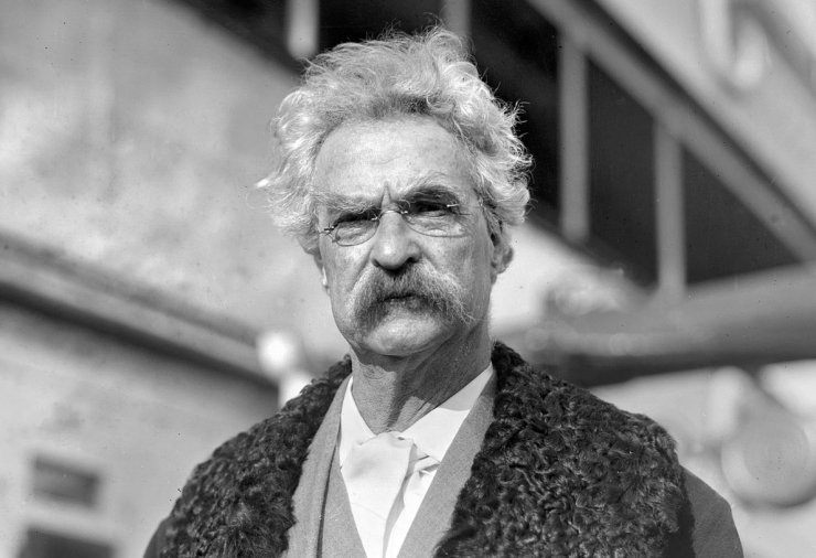 zobrazit detail historického snímku: Mark Twain.