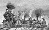 Železnice v roce 1900: srovnání velikosti naší železniční sítě se světem: Zajímá vás, ve které zemi byla v roce 1900...