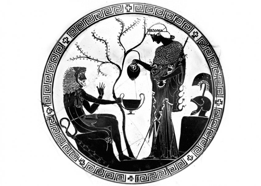 Héraklés a Athéna. - klikněte pro zobrazení detailu