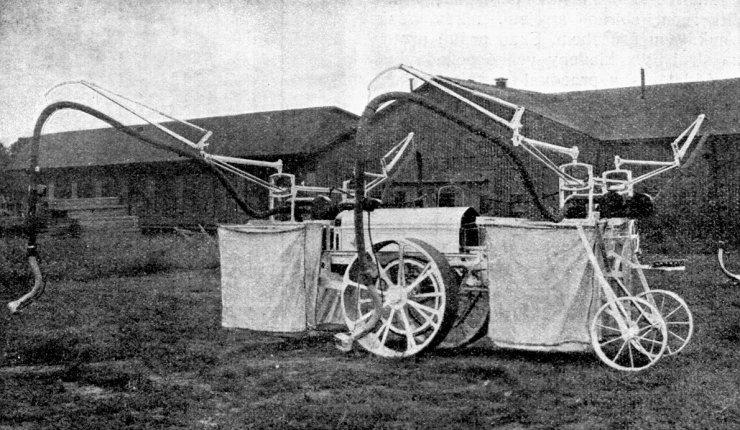 zobrazit detail historického snímku: Elektrický stroj na sbírání bavlny.