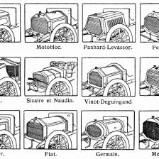 Různé typy automobilů.