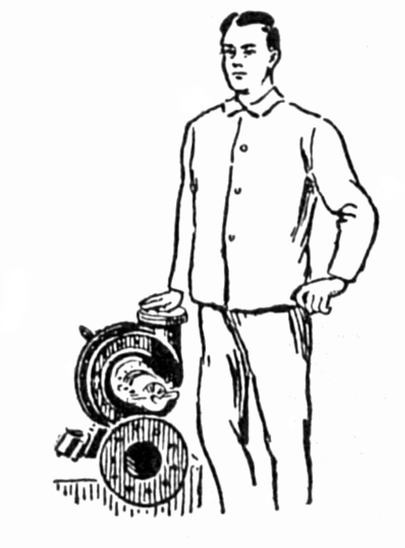 zobrazit detail historického snímku: Teslova turbina na 200 HP.