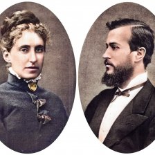 Charlotte Garrigue a Tomáš Masaryk.