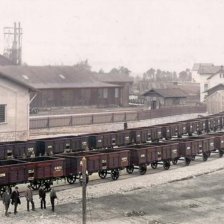 kolorovaná fotografie Kopřivnice.