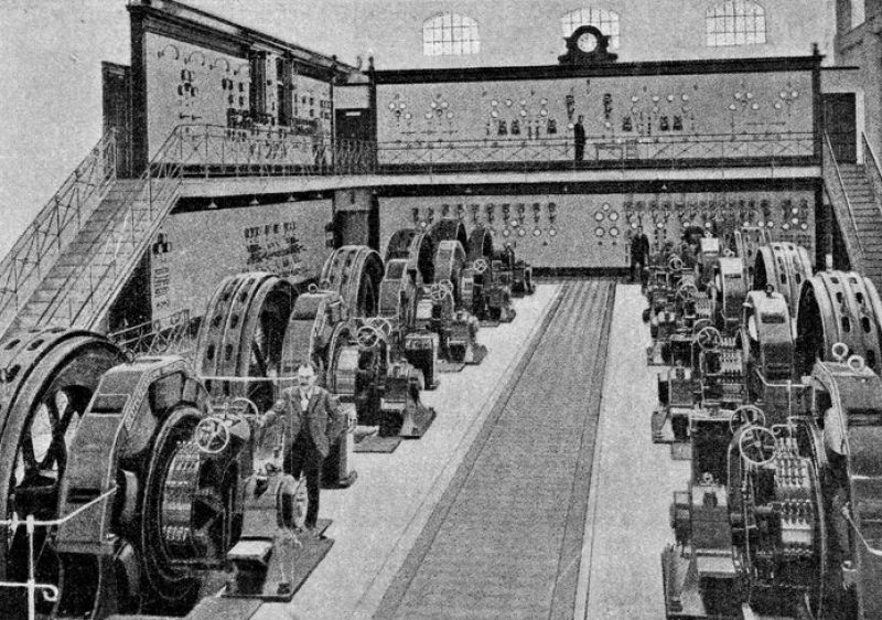 zobrazit detail historického snímku: Elektrárna města Vídně.