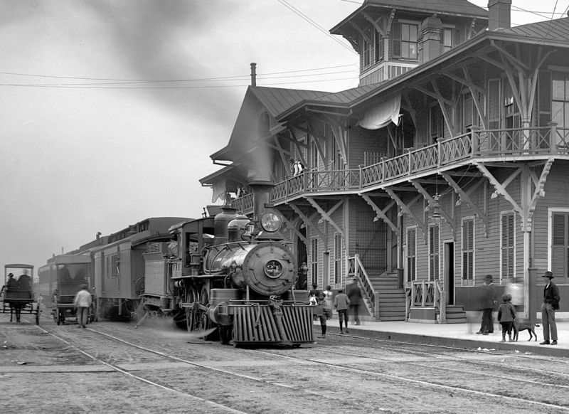 zobrazit detail historického snímku: Americké nádraží.