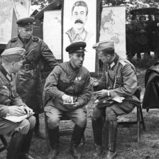 Vojáci Německa a Sovětského svazu v Polsku.