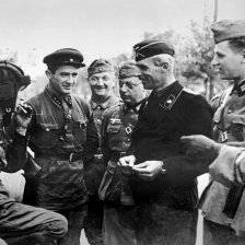 Vojáci Německa a Sovětského svazu v Polsku.