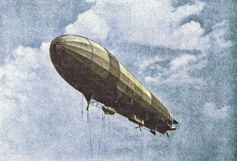 zobrazit detail historického snímku: Řiditelná vzducholoď „Schwaben“.