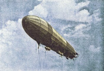 zobrazit detail historického snímku: Řiditelná vzducholoď „Schwaben“.