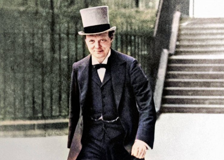 zobrazit detail historického snímku: Winston Churchill.