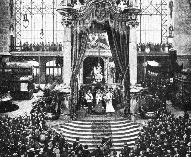 zobrazit detail historického snímku: Zahájení Jubilejní Výstavy dne 15. května 1891.