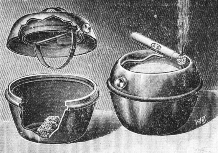 zobrazit detail historického snímku: Zdravotní popelníček.