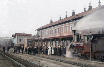 zobrazit detail historického snímku: Nádraží Frýdek-Místek.