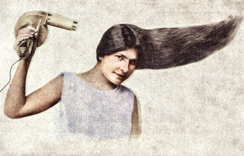 Elektrický přístroj na sušení vlasů. - klikněte pro zobrazení detailu