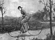 Jaké to bylo být první českou cyklistkou?: Dnes je žena na kole zcela běžnou věcí. V…